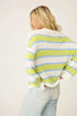 Pj Salvage Beautiful Life Striped Snuggle Sweater